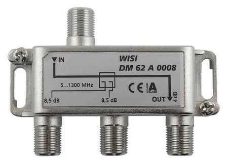 TAP symmetrical 1,3 GHz, 2-way, 8 dB