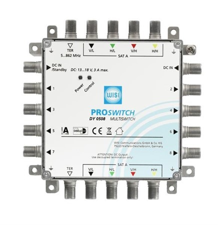 PROSWITCH 5 in 8, cascade & stand alone,